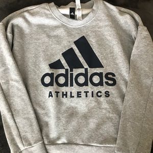 Women’s Gray Adidas Sweatshirt Sz S